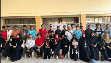 بتنفيذ ملاذ واشراف الشبكة الوطنية للمبادرات.. عدن تحتضن فعالية "كرة الهدف"  المكفوفين والمبصرين