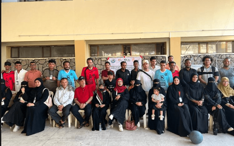 بتنفيذ ملاذ واشراف الشبكة الوطنية للمبادرات.. عدن تحتضن فعالية "كرة الهدف"  المكفوفين والمبصرين