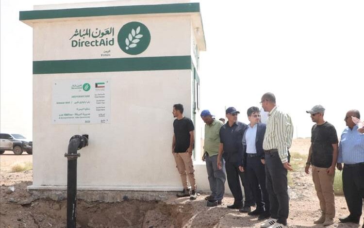 بن عفرار ومعاون يتفقدان أعمال إصلاح خط المياه الرئيسي المتضرر من السيول