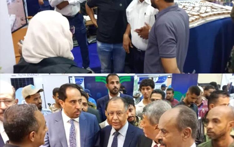 حضور رسمي بارز في معرض BC EXPO بعدن ورئيس المنطقة الحرة يزور أجنحة المشاريع الاستثمارية