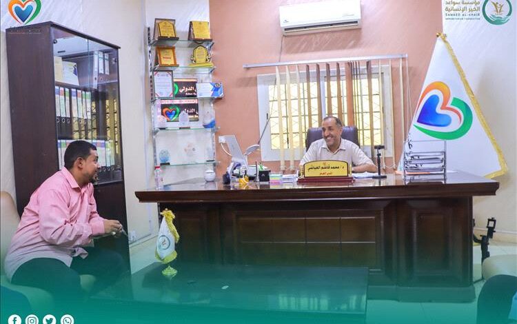 زيارة تعاون مشترك بين مستشفى عدن الألماني الدولي ومؤسسة سواعد الخير الإنسانية