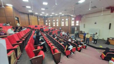 كليةُ الحقوق جامعة عدن تُدَشِّنُ امتحانات الدور الأول  للفصل الثاني  من العام الجامعي 2024-2025م.