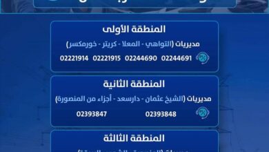 كهرباء عدن تعلن إعادة التيار بعد توقف احترازي بسبب الأمطار