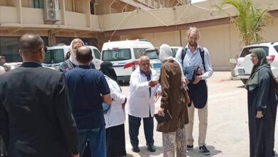 مدير عام مستشفى الصداقة بعدن يستقبل السكرتير الأول للصحة في السفارة الهولندية