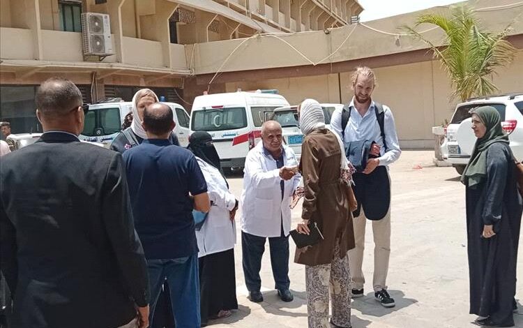 مدير عام مستشفى الصداقة بعدن يستقبل السكرتير الأول للصحة في السفارة الهولندية
