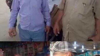 مدير مكتب الصناعة والتجارة بمديرية دار سعد العيسائي ينفذ حملة رقابة وتفتيش على المحال التجارية