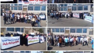 منتسبو القضاء" ينظمون وقفة احتجاجية سلمية للمطالبة باعتماد وتوفير الموازنة الكافية لتنفيذ مهام السلطة القضائية
