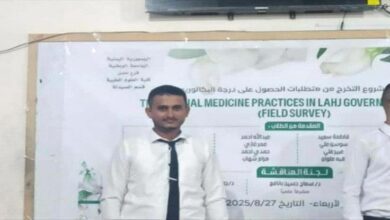 مُبارك للدكتور حمدي أحمد مثنى بمناسبة مناقشة مشروع تخرجه من كلية العلوم الطبية