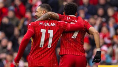محمد صلاح يودع لويس دياز بكلمات مؤثرة