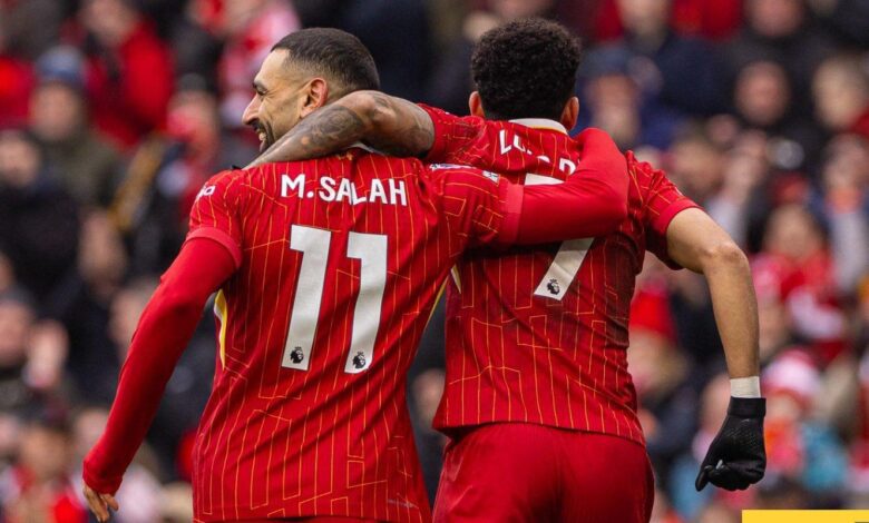 محمد صلاح يودع لويس دياز بكلمات مؤثرة