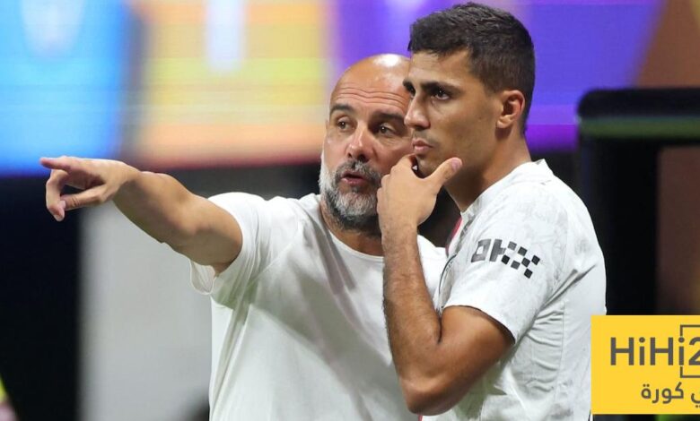 السيتي يتحرك لتأمين مستقبل رودري ومواجهة أطماع ريال مدريد