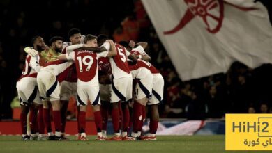 الرسم التكتيكي لتشكيلة ارسنال ضد مانشستر يونايتد