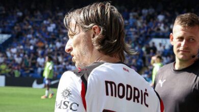 مودريتش يتلقى خبرين سيئين في الظهور الأول مع ميلان