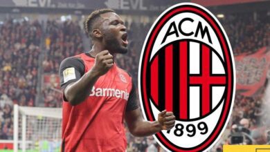 ميلان يقترب من حسم صفقة بونيفاس من باير ليفركوزن