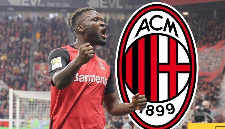 ميلان يقترب من حسم صفقة بونيفاس من باير ليفركوزن