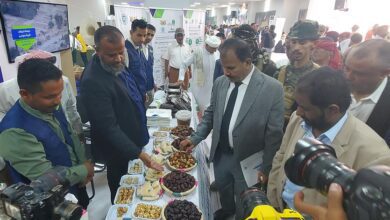 افتتاح المعرض الفني والخيمة التسويقية والتراثية بوادي حضرموت