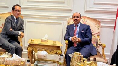 الارياني يبحث مع السفير الياباني تعزيز التعاون في مختلف المجالات ويشيد بالعلاقات التاريخية بين البلدين