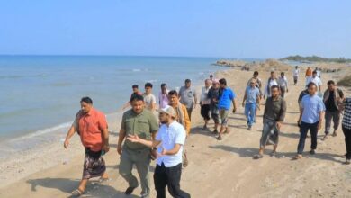 الحديدة.. السلطة المحلية والفريق الهندسي للمقاومة الوطنية يتفقدان مشروع خور أبو زهر السياحي
