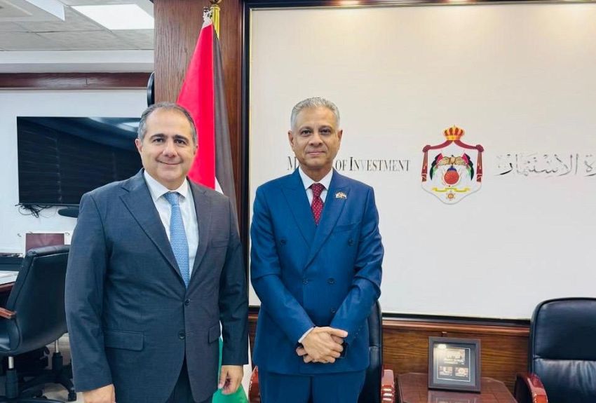 السفير فقيرة يبحث مع وزير الاستثمار الأردني تعزيز التعاون المشترك