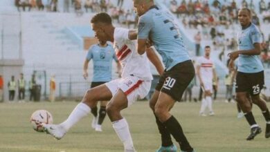 الزمالك ضد غزل المحلة