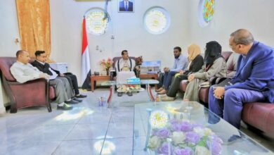 الوكيل مفتاح يبحث مع منظمة نداء جنيف السويسرية مشروع التغذية المدرسية وتدخلاتها في المحافظة