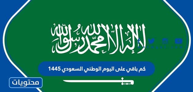 كم باقي على اليوم الوطني السعودي 1447 /2025