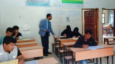 تدشين الاختبارات الوزارية النهائية لطلاب المعهد المهني الصناعي بمأرب