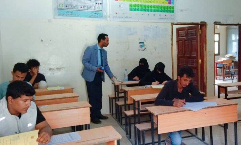 تدشين الاختبارات الوزارية النهائية لطلاب المعهد المهني الصناعي بمأرب