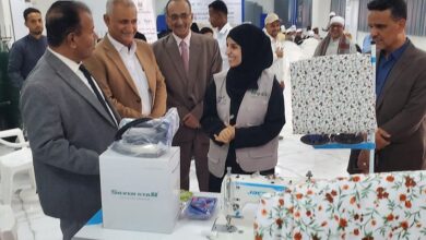 تدشين توزيع الحقائب المهنية للمشاركين في مشروع التمكين المهني للشباب 2 بوادي حضرموت