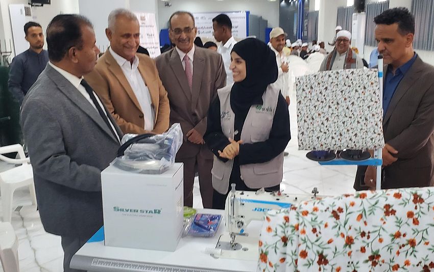 تدشين توزيع الحقائب المهنية للمشاركين في مشروع التمكين المهني للشباب 2 بوادي حضرموت