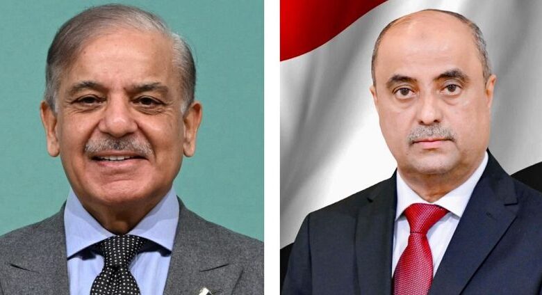 رئيس الوزراء يهنئ نظيره الباكستاني