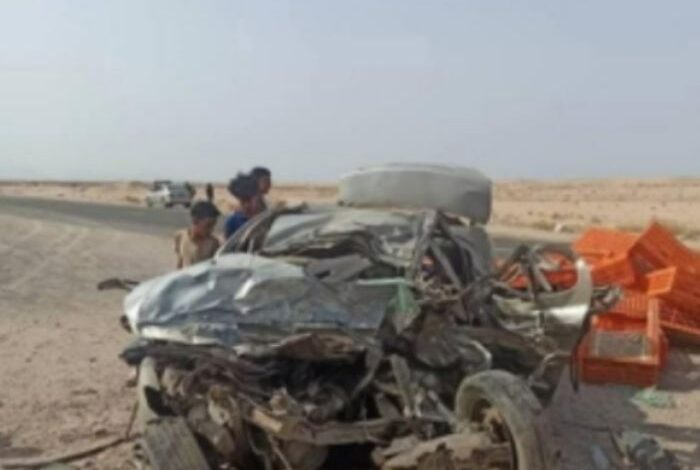 ستة قتلى في حادث مروري مروع بمحافظة لحج