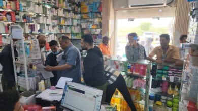 صحة المخا ينفذ حملة رقابية على الصيدليات ومخازن الأدوية