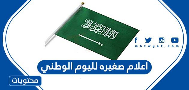 اعلام صغيره لليوم الوطني السعودي 95
