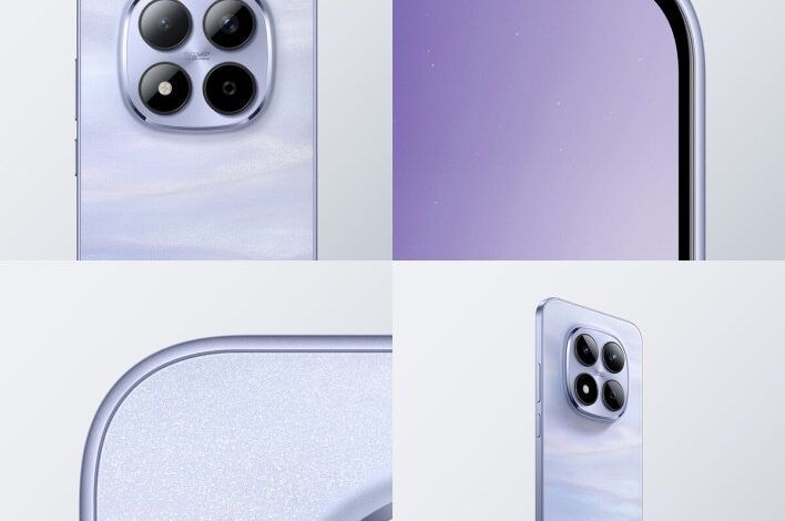 صور جديدة تكشف عن تصميم ريدمي نوت 15 برو بشاشة مسطحة وحواف ضيقة