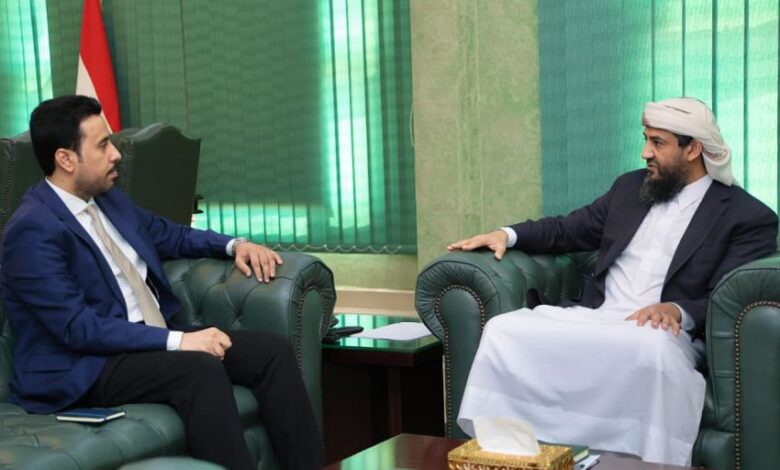 عضو مجلس القيادة المحرّمي يلتقي رئيس هيئة التشاور والمصالحة