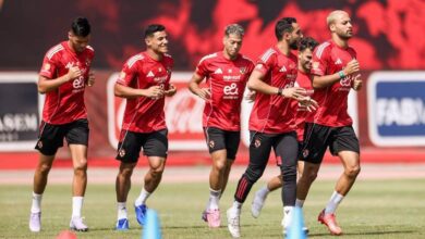 تدريبات فريق الأهلي