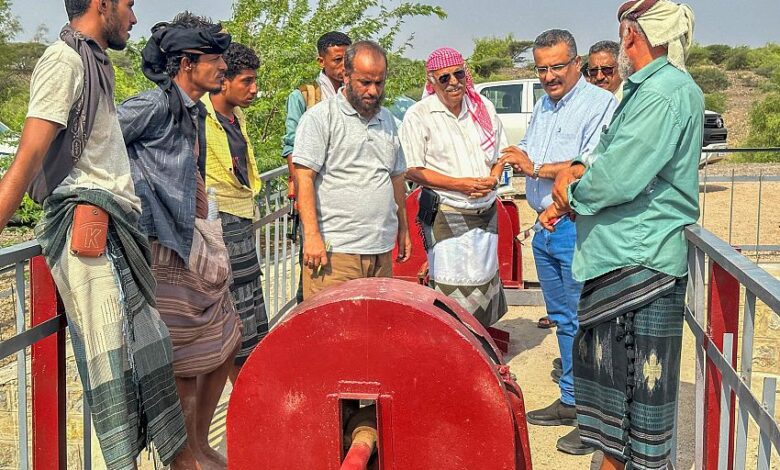 لجنة من وزارة الزراعة تنفذ نزول ميداني الى المناطق المتضررة من السيول بمحافظتي عدن ولحج