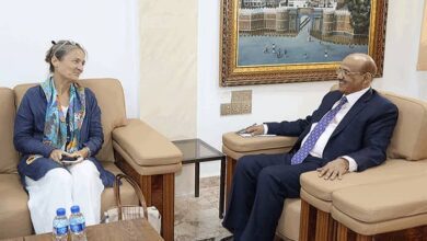 محافظ البنك المركزي يبحث مع السفيرة الهولندية تطورات الأوضاع المالية والاقتصادية