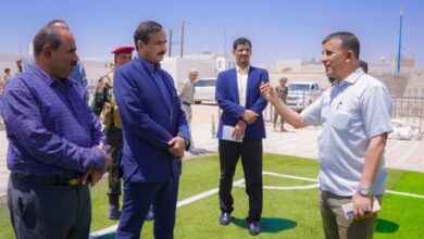 محافظ شبوة يعلن عن مشروع إنشاء مدينة رياضية متكاملة في عتق