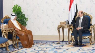 وزير الخارجية يبحث مع السفير الاماراتي تعزيز التعاون في المجالات السياسية والتنموية والخدمية