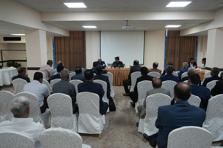 وزير الداخلية يلتقي اللجنة العسكرية والأمنية بعدن