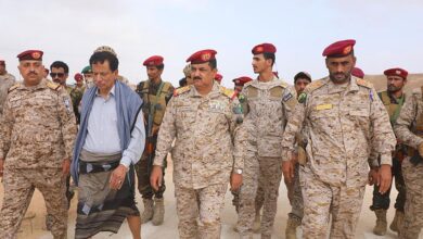 وزير الدفاع ومحافظ المهرة يتفقدان جاهزية محور الغيضة