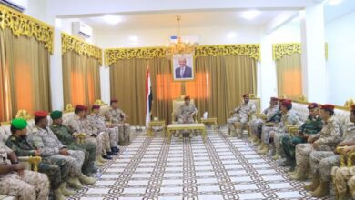وزير الدفاع يشيد بجهود قوات محور الغيضة