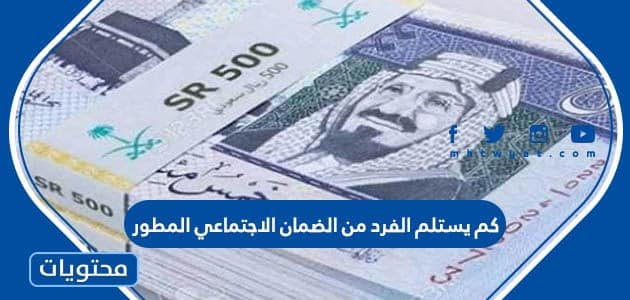 كم يستلم الفرد من الضمان الاجتماعي المطور 1447