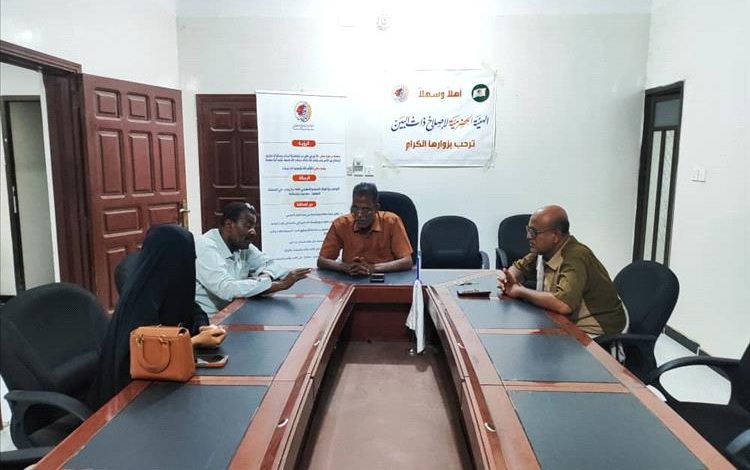 الهيئة الحضرمية لإصلاح ذات البين تطلع على آلية التواصل مع بعض المنظمات الدولية