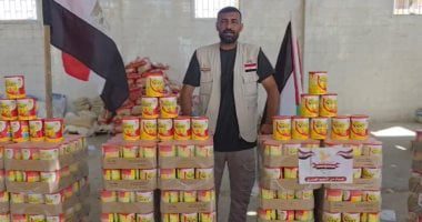 اللجنة المصرية فى غزة تجهز مخيم جديد للنازحين وسط القطاع.. فيديو
