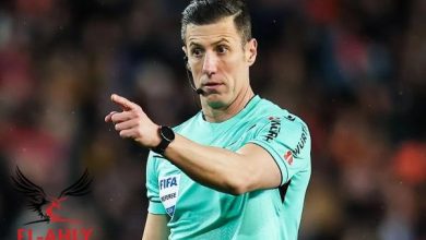 من هو حكم مباراة القمة الباحث عن ركلة الجزاء الأولى؟