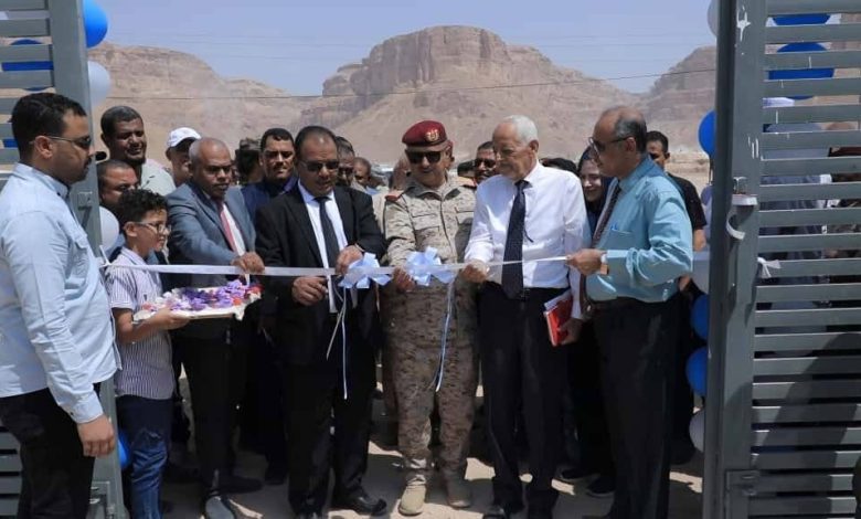 اخبار-حضرموت-|-وكيل-المحافظة-العامري-يفتتح-مشروع-تأهيل-وتطوير-حقل-مياه-دمون-بمديرية-تريم
