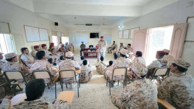 اخبار-حضرموت-|-لواء-الريان-بالمنطقة-#العسكرية-الثانية-ينظم-محاضرة-تدريبية-متخصصة-حول-الألغام-والعبوات-الناسفة-والتحصينات-الدفاعية-في-المكلا